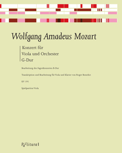 Concerto in G major for Viola and Orchestra, K. 191