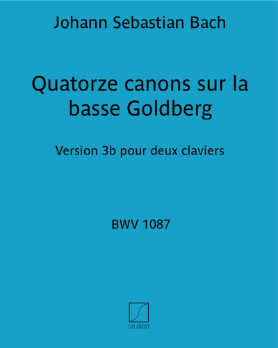 14 Canons on the Goldberg Bass, BWV 1087