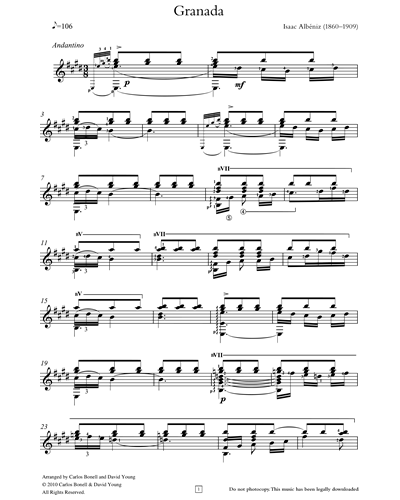Granada, op. 47 no. 1