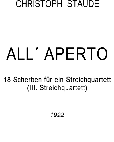 All' Aperto