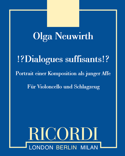 !?Dialogues suffisants!? - Portrait einer Komposition als junger Affe