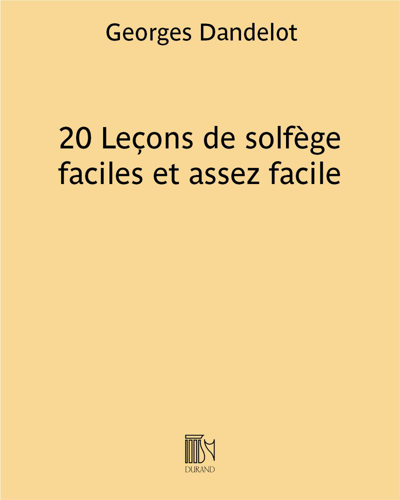 20 Leçons de solfège faciles et assez facile en clés de sol et fa 4e