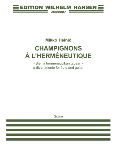 Champignons à l'herméneutique, op. 36