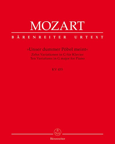10 Variations on 'Unser dummer Pobel meint'