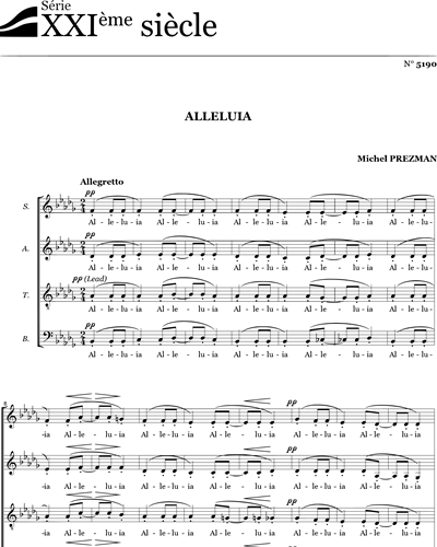 Alleluia - Prezman