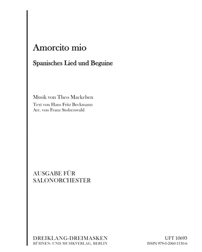 Amorcito mio (Spanisches Lied und Beguine)