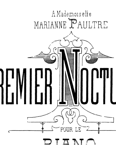 A Mademoiselle Marianne Paultre