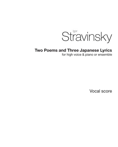 "Two Poems of Balmont" & "Three Japanese Lyrics"