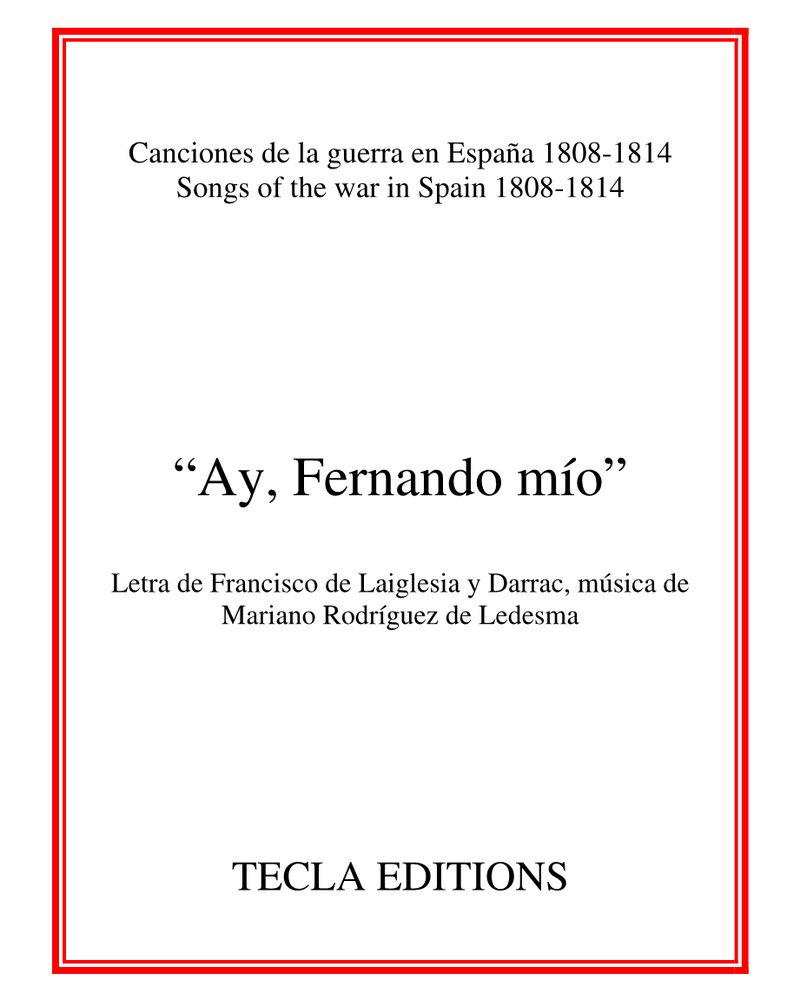 Ay Fernando mío