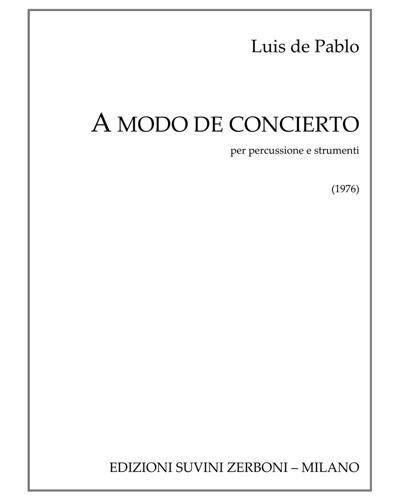 A Modo de Concierto