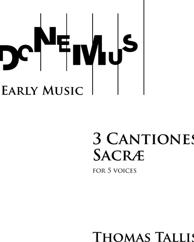 3 Cantiones Sacræ (After Thomas Tallis)