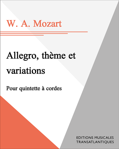 Allegro, thème et variations