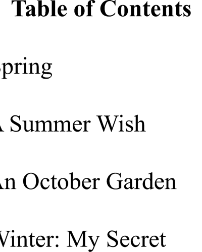 An October Garden