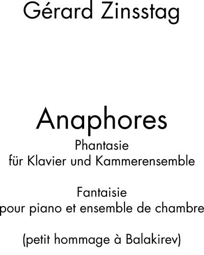 Anaphores