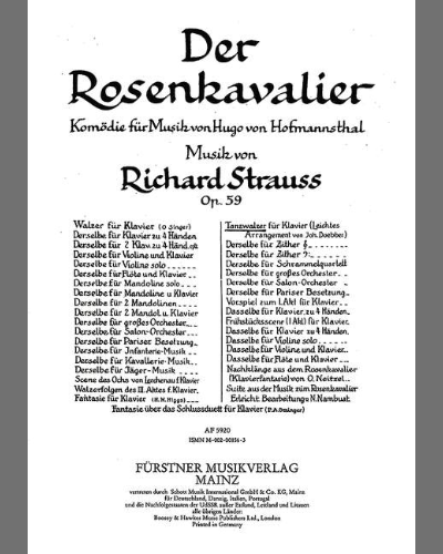 Der Rosenkavalier