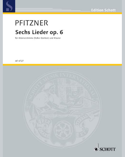 6 Lieder, op. 6