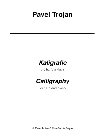 Calligraphy, op. 76