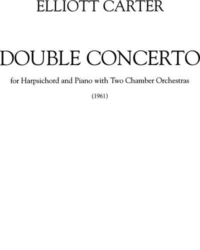 Double Concerto