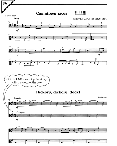 "Camptown Races" & "Hickory Dickory Dock"
