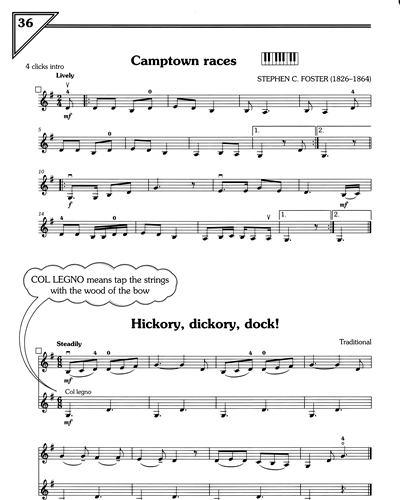 "Camptown Races" & "Hickory Dickory Dock"