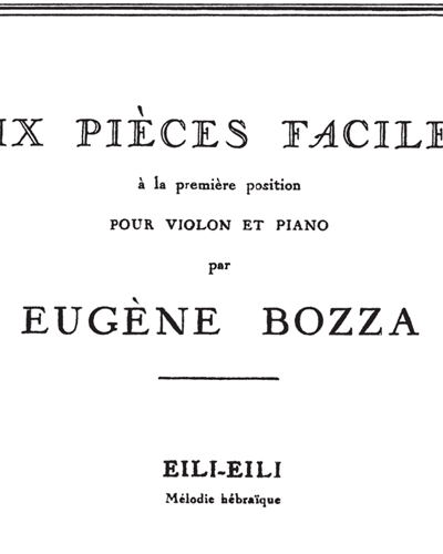 10 Pièces Faciles No. 5