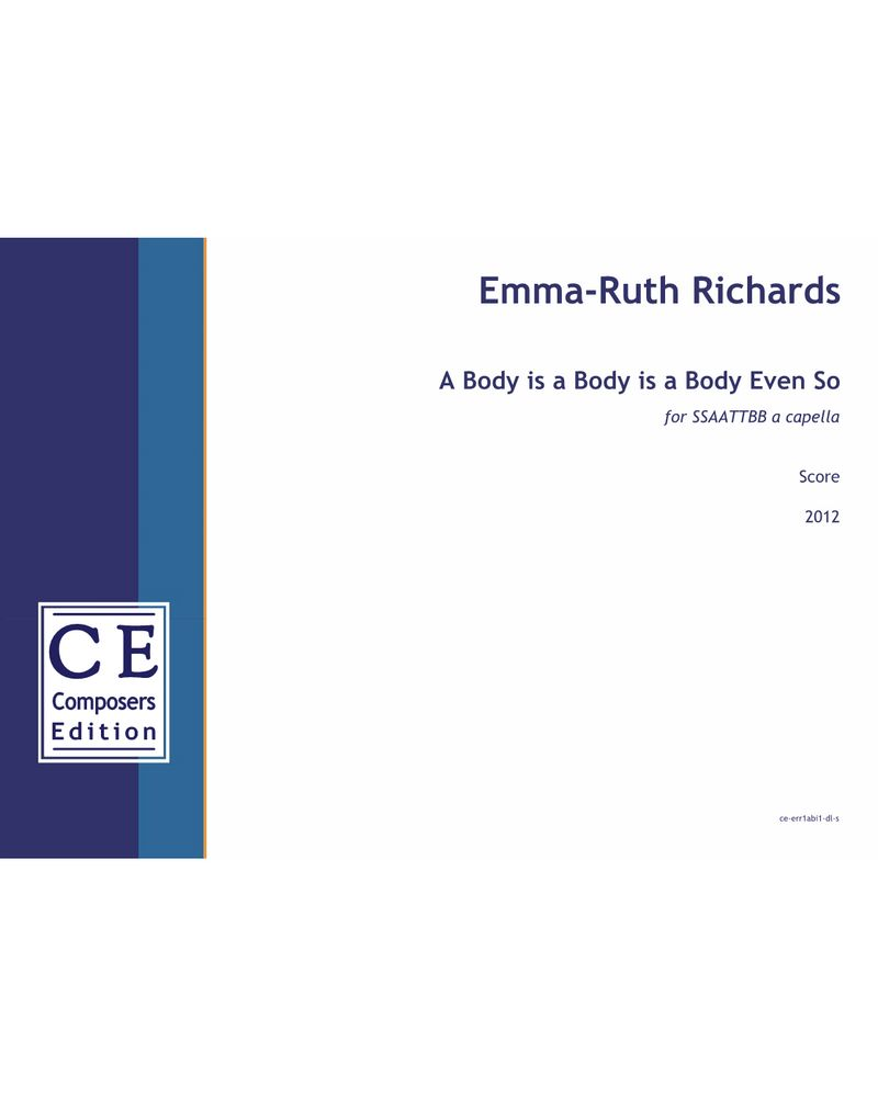 A Body is a Body is a Body Even So