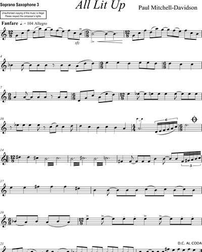 Soprano Saxophone 3
