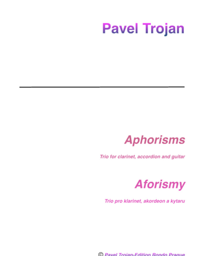 Aphorisms, op. 74