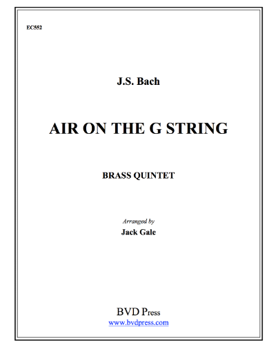 Air on the G String (from 'Suite No. 3, BWV 1068')