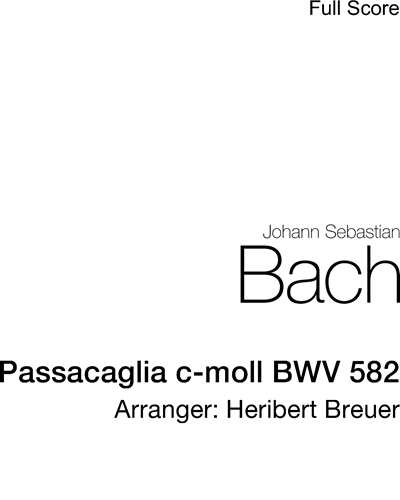 Passacaglia in C minor, BWV 582