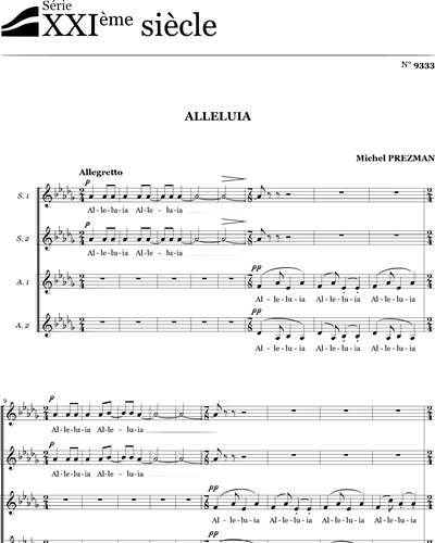 Alleluia - Prezman