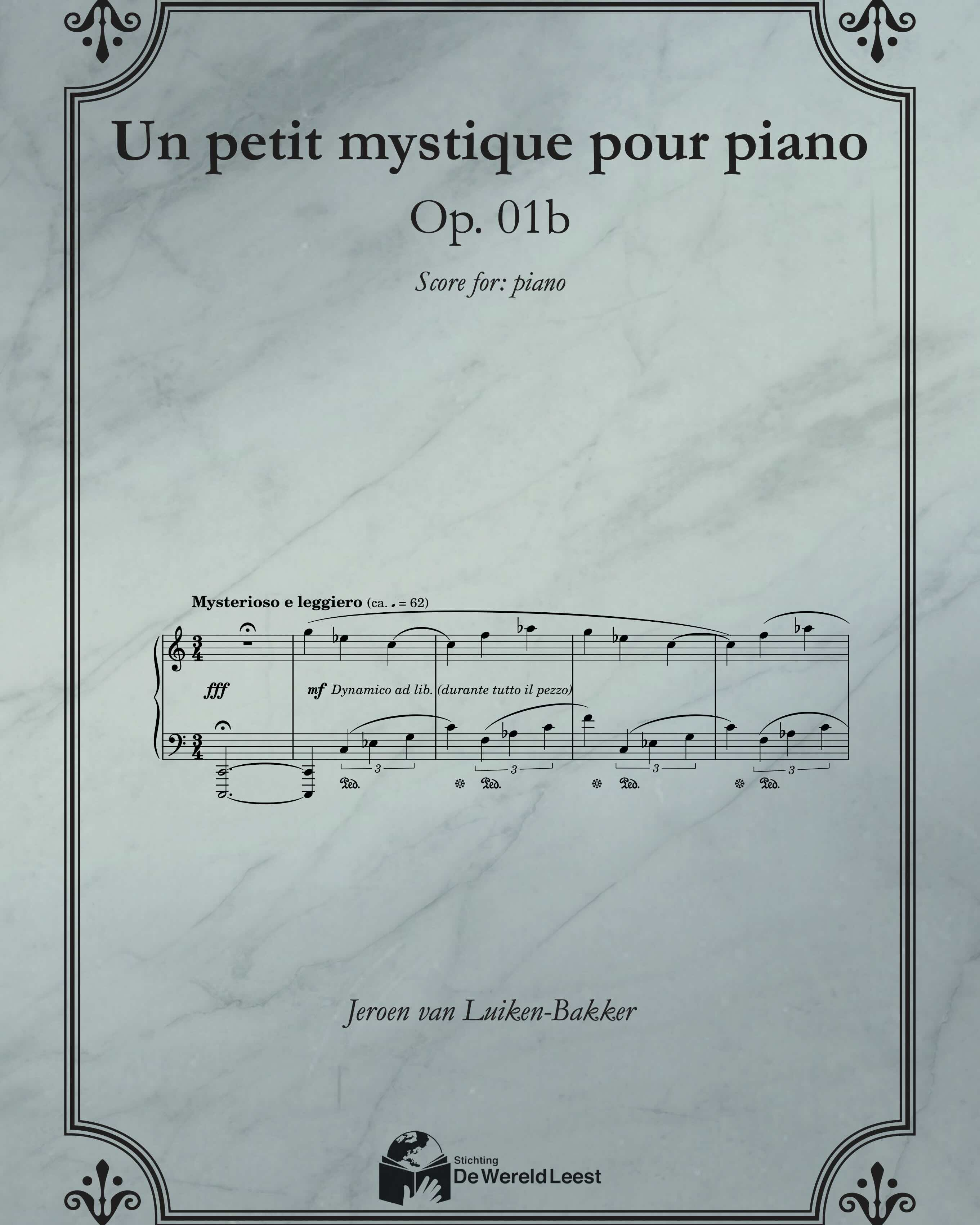 Un petit mystique pour piano