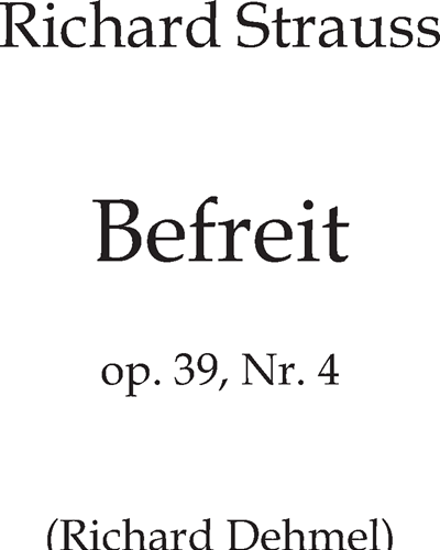 Befreit, op. 39 No. 4