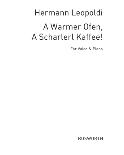 A warmer Ofen, a Schalerl Kaffee!