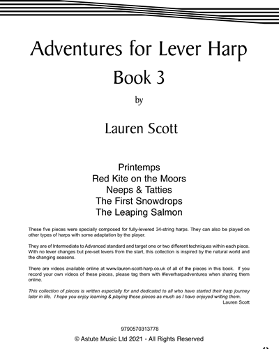 Adventures for Lever Harp Book 3