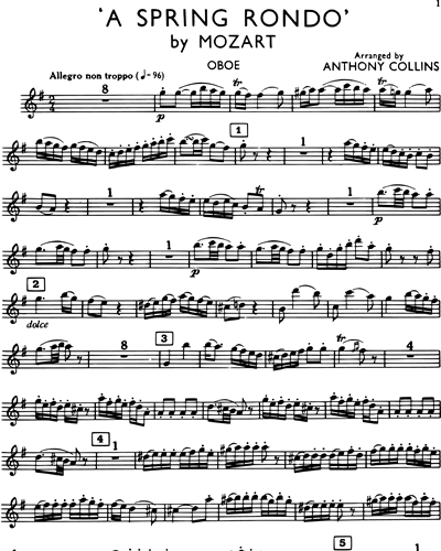 A Spring Rondo (from 'Serenade No. 9, K. 320')