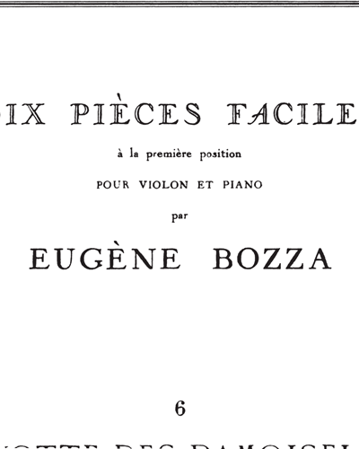 10 Pièces Faciles No. 6