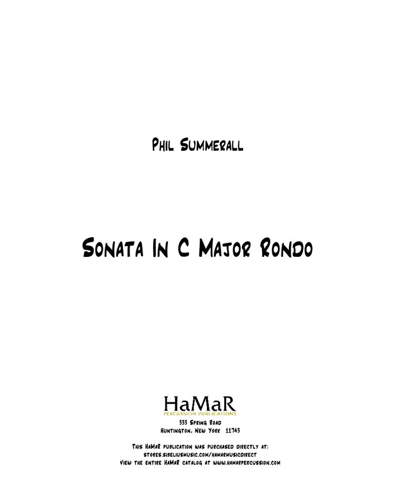 Sonata in C major