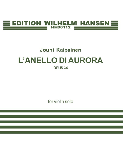 L'anello di Aurora, op. 34