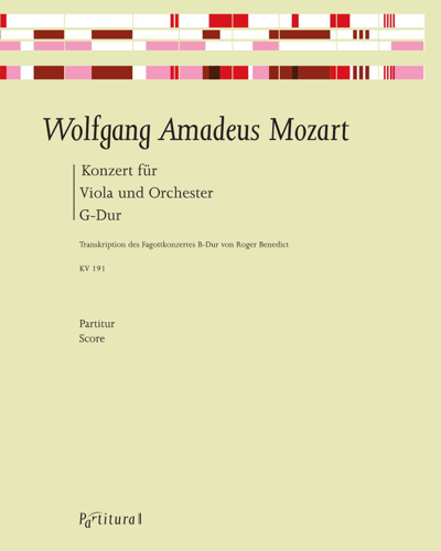 Concerto in G major for Viola and Orchestra, K. 191