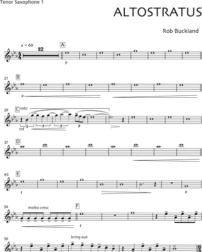 Tenor Saxophone 1