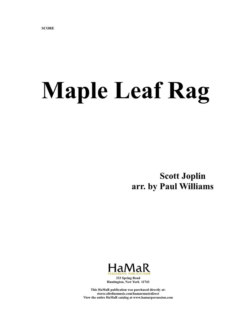 Maple Leaf Rag