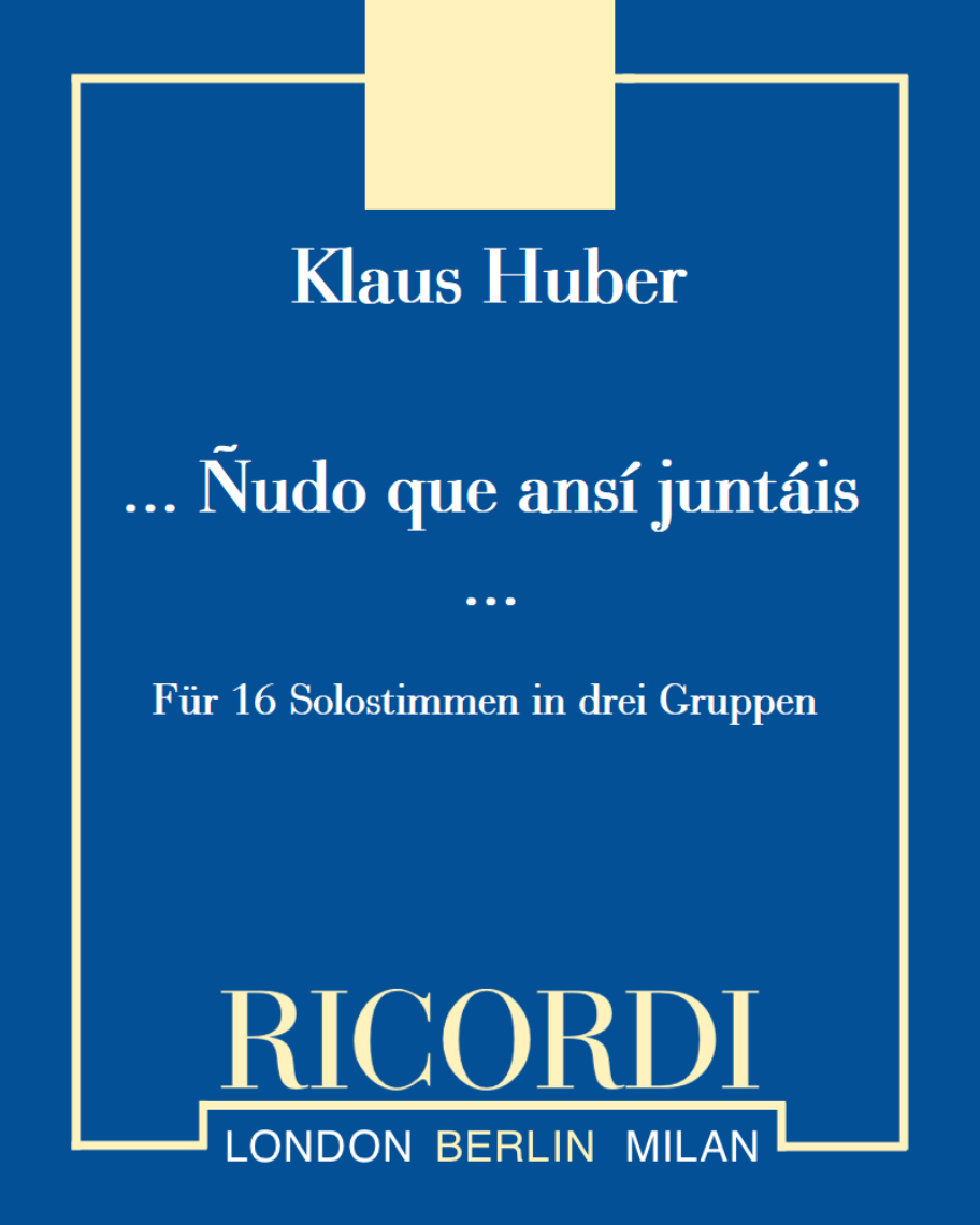 ... Ñudo que ansí juntáis...